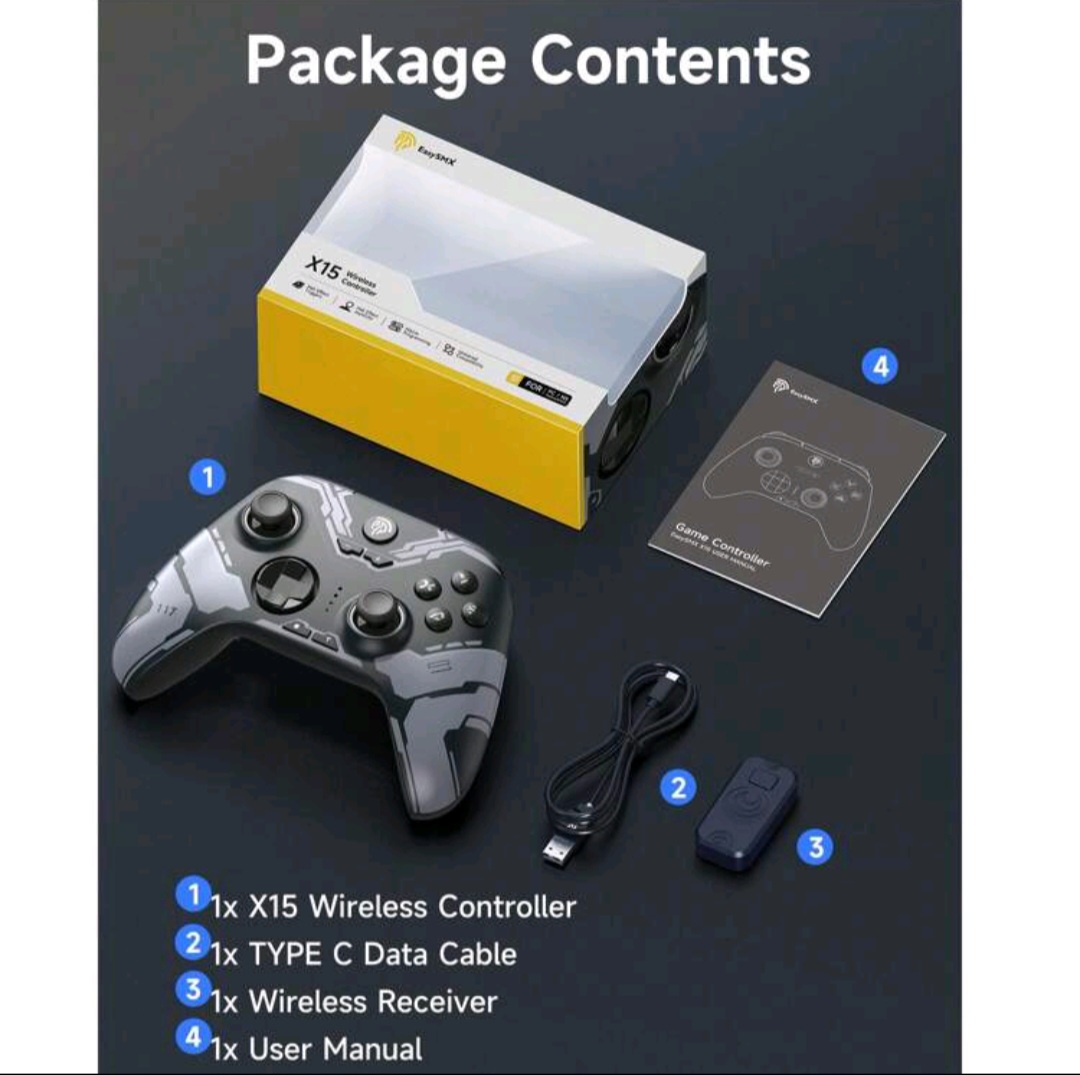 Wireless PC And Multiplatform Gaming Controller